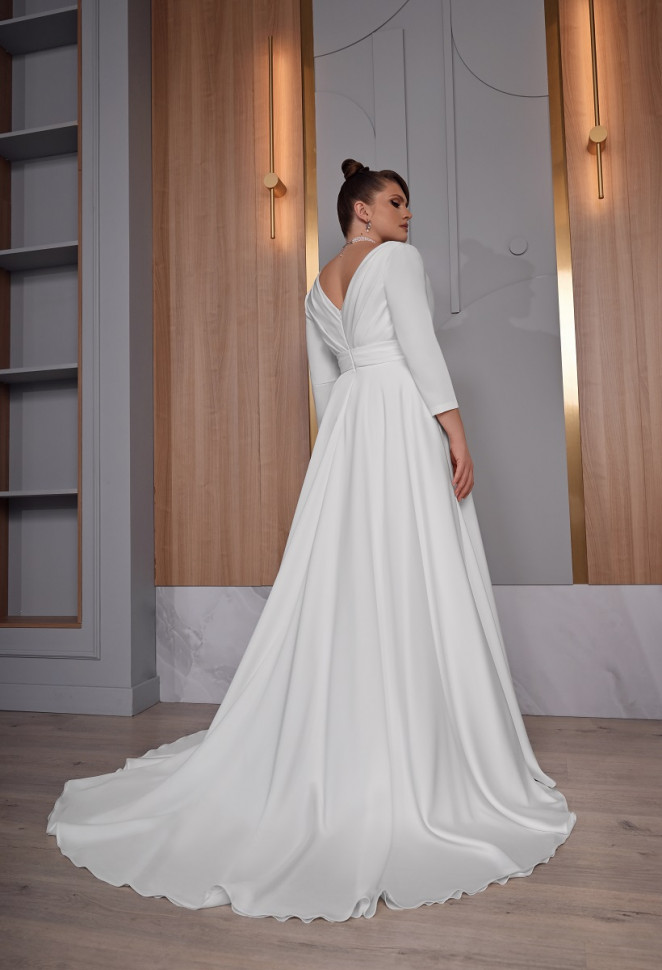 Свадебное платье миди Аура-Лили