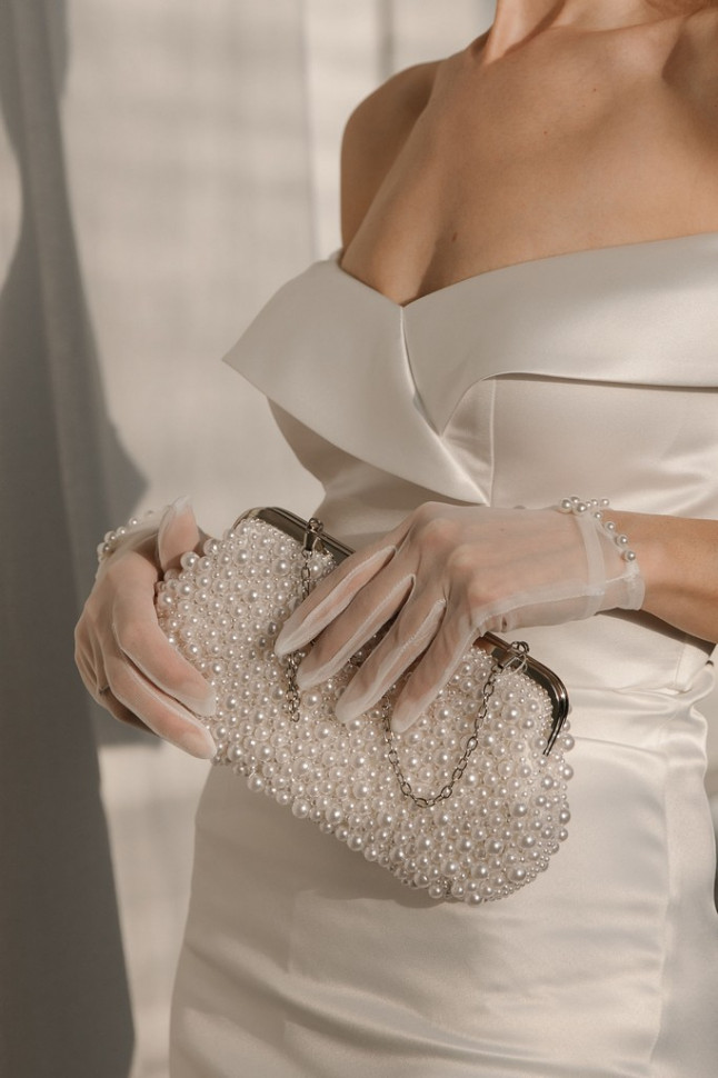 перчатки к свадебному платью